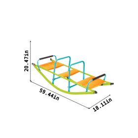 XSS008 High Quality Kids Seesaw Plastic Seat Play Equipment Suitable For Children Over 3 Years Old