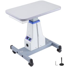 VEVOR Motorized Instrument Table Professional Medical Cart Dental Cart Adjustable Optical Eyeglass Motorized Instrument Work Table for 2 Instruments (