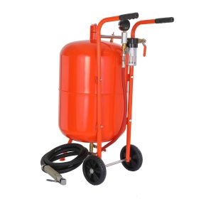 VEVOR 20 Gallon Sand Blaster, 60-110 PSI High Pressure Sandblaster, Portable Abrasive Blasting Tank