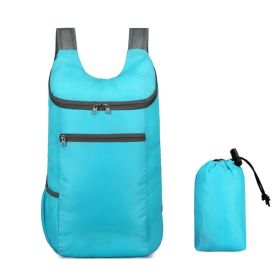 Outdoor Sports Bag for Camping Hiking Mountaineering Fishing Cycling (Color: Blue, Type: Sports Bag)